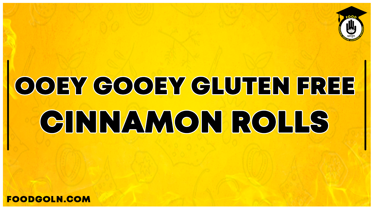 Ooey Gooey Gluten Free Cinnamon Rolls